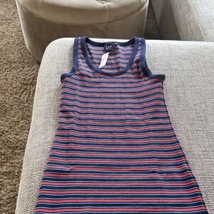 New gap rib tank mini dress